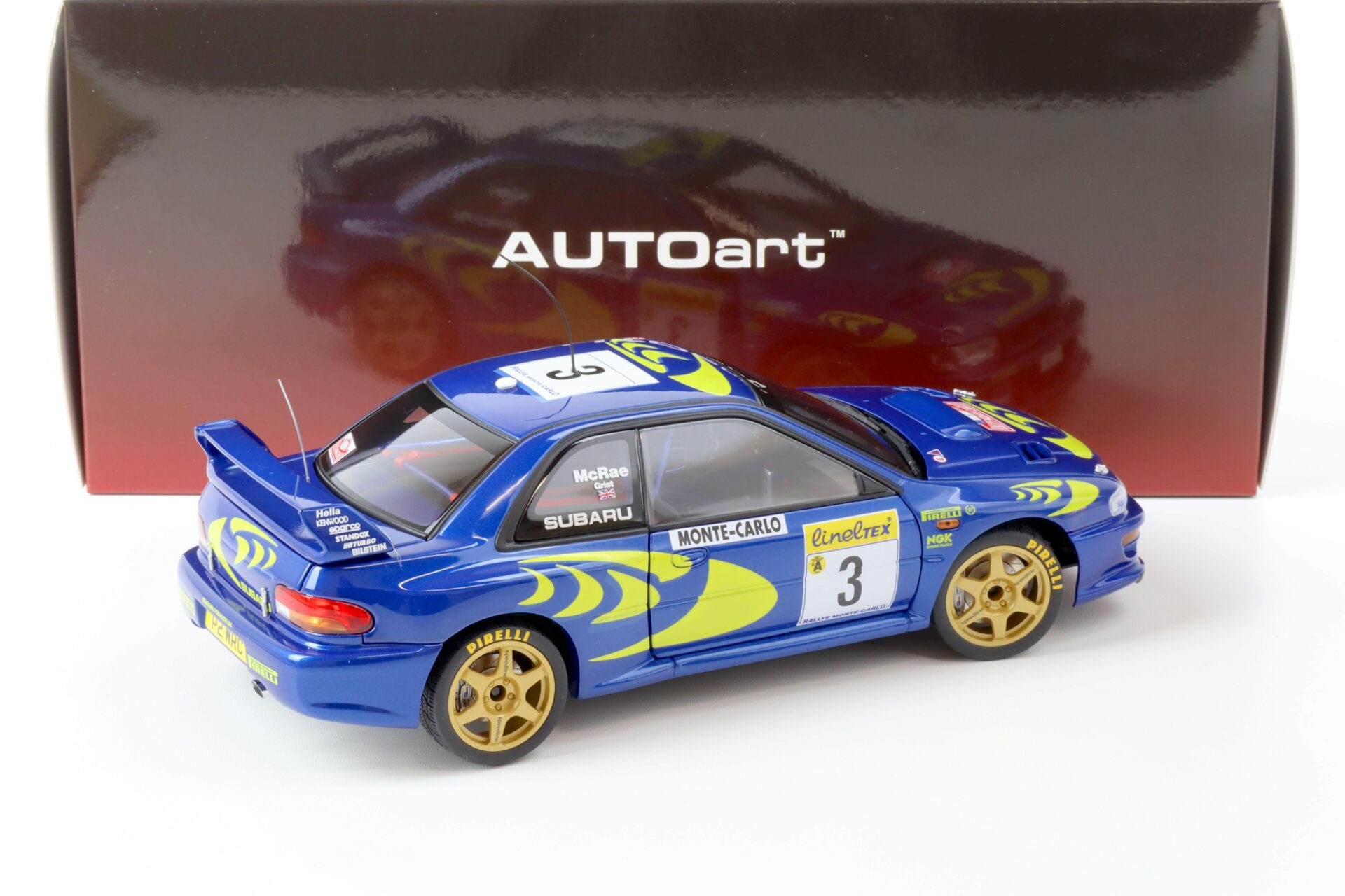 1:18 AUTOart Subaru Impreza WRC 1997 MCRAE/ GRIST #3 Rallye Monte Carlo 89790