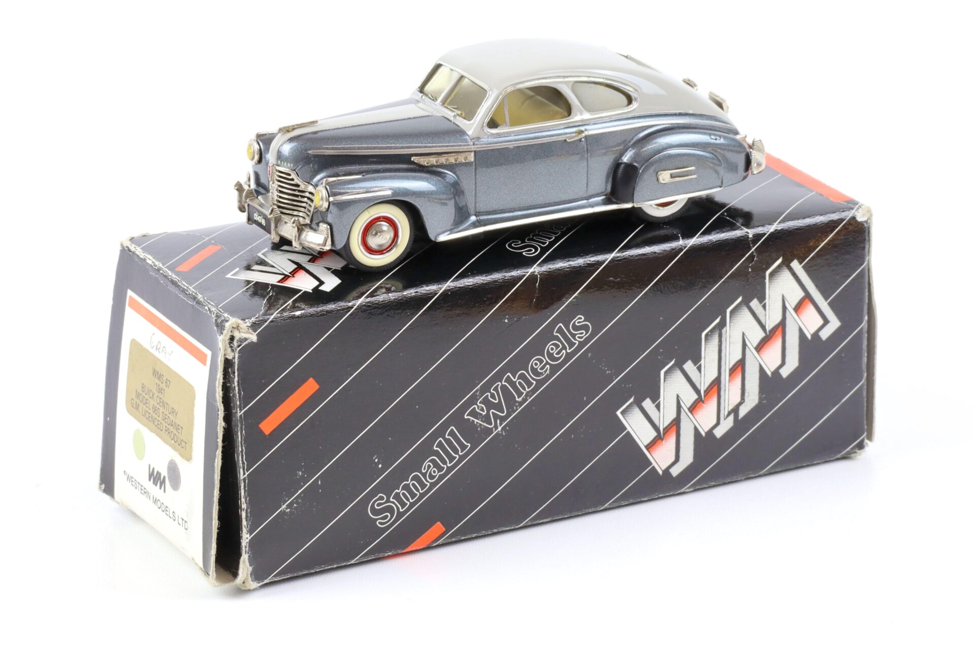(A4A7) 1:43 Western Models 1941 Buick Century Model 66S Sedanet grey