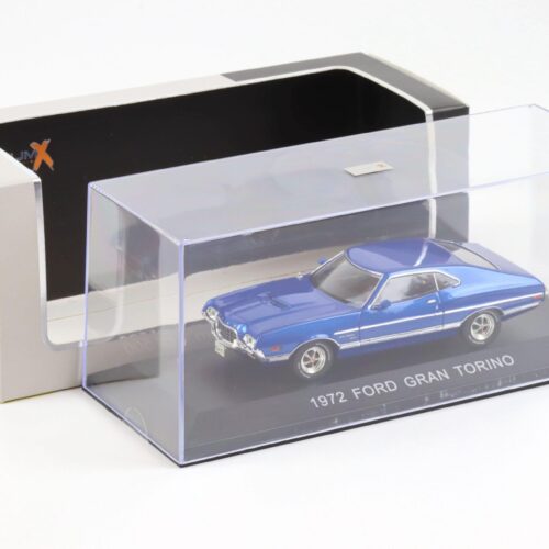 (A4A41) 1:43 PremiumX 1972 Ford Gran Torino metallic blue