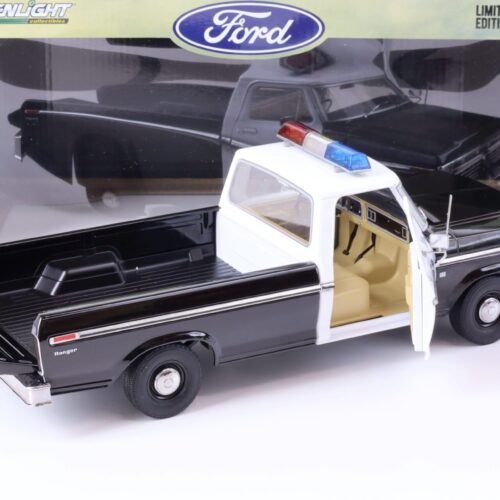 1:18 Greenlight 1975 Ford F-100 Pick-Up Highway Patrol black/ white