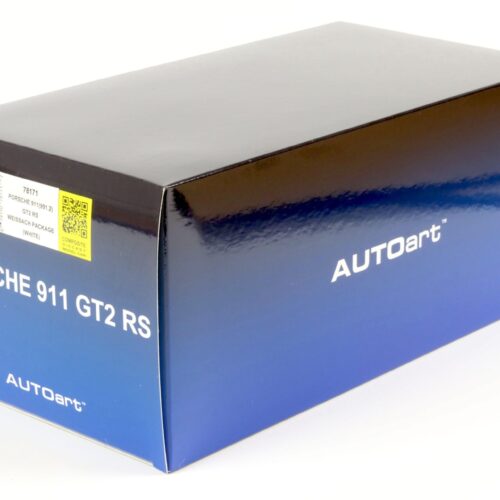 1:18 AUTOart Porsche 911 (991.2) GT2 RS 2017 Weissach Package white/ Magnesium alloy wheels