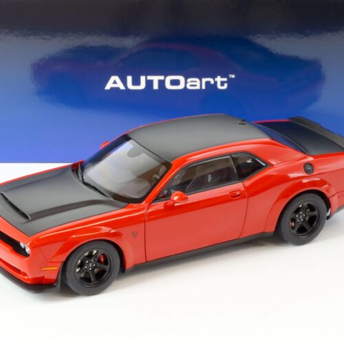 1:18 AUTOart Dodge Challenger SRT DEMON 2018 Tor red/ Satin black Graphic
