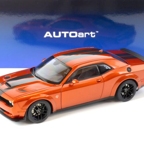 1:18 AUTOart Dodge Challenger SRT HELLCAT Widebody Sinamon Stick/ Dual Gunmetal