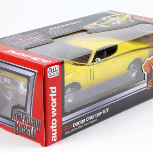 1:18 Auto World 1971 Dodge Charger R/T Coupe 50 YEARS 426 HEMI Banana yellow