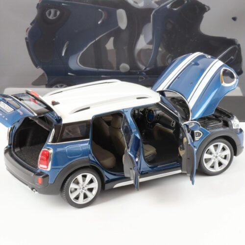1:18 Kyosho Mini Cooper S Countryman F60 Island blue/ white DEALER VERSION
