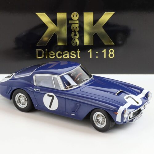1:18 KK-Scale Ferrari 250 SWB Competizione #7 Goodwood 1961 blue