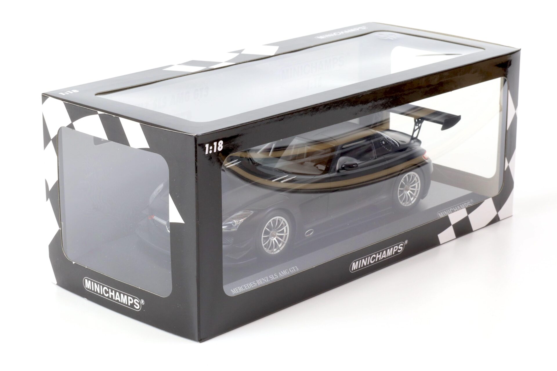 1:18 Minichamps Mercedes SLS AMG GT3 Street 2011 matt black