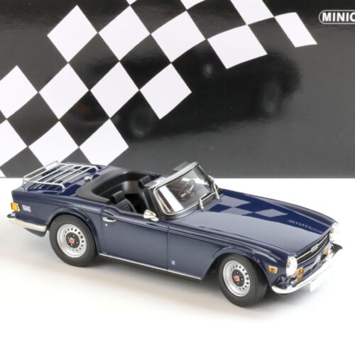 1:18 Minichamps Triumph TR6 Roadster 1969 LHD dark blue