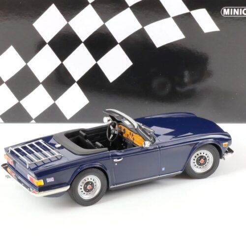 1:18 Minichamps Triumph TR6 Roadster 1969 LHD dark blue