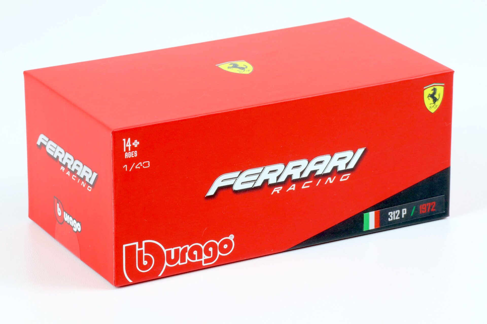 1:43 Bburago Ferrari 312P 6h Watkins Glen 1972 J.Ickx/ M. Andretti #85