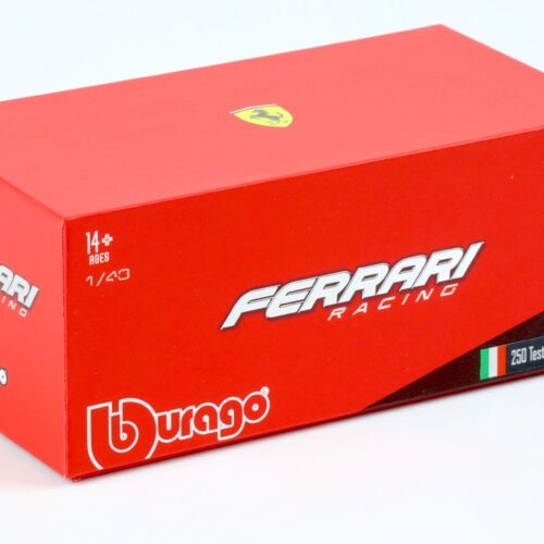 1:43 Bburago Ferrari 250 Testa Rossa 1000km Nürburgring 1959 P.Hill #4 red