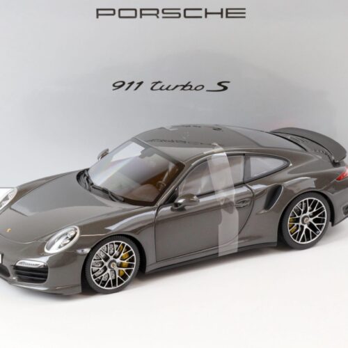 1:18 Minichamps Porsche 911 (991) Turbo S Coupe achat grey metallic DEALER VERSION