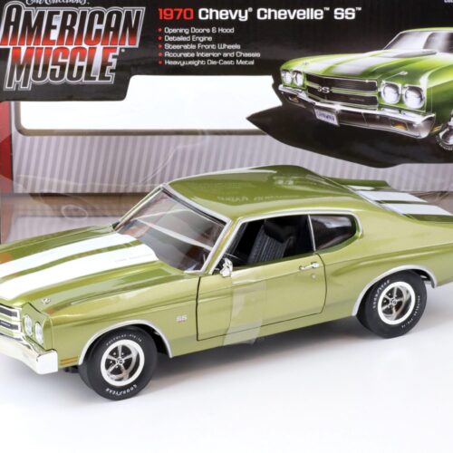 1:18 Auto World 1970 Chevrolet Chevelle SS 454 Coupe green metallic