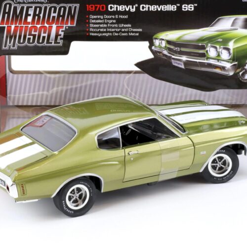 1:18 Auto World 1970 Chevrolet Chevelle SS 454 Coupe green metallic