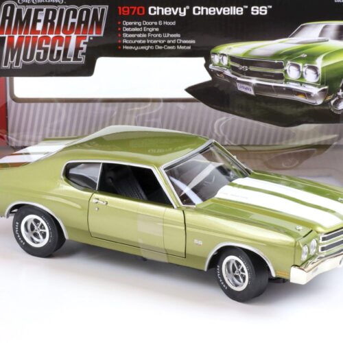 1:18 Auto World 1970 Chevrolet Chevelle SS 454 Coupe green metallic