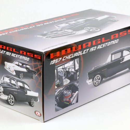 1:18 ACME 1957 Chevrolet 150 Restomod Hourglass black/ white