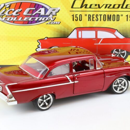 1:18 ACME 1957 Chevrolet 150 Restomod Candy red *NICE CAR EDITION*