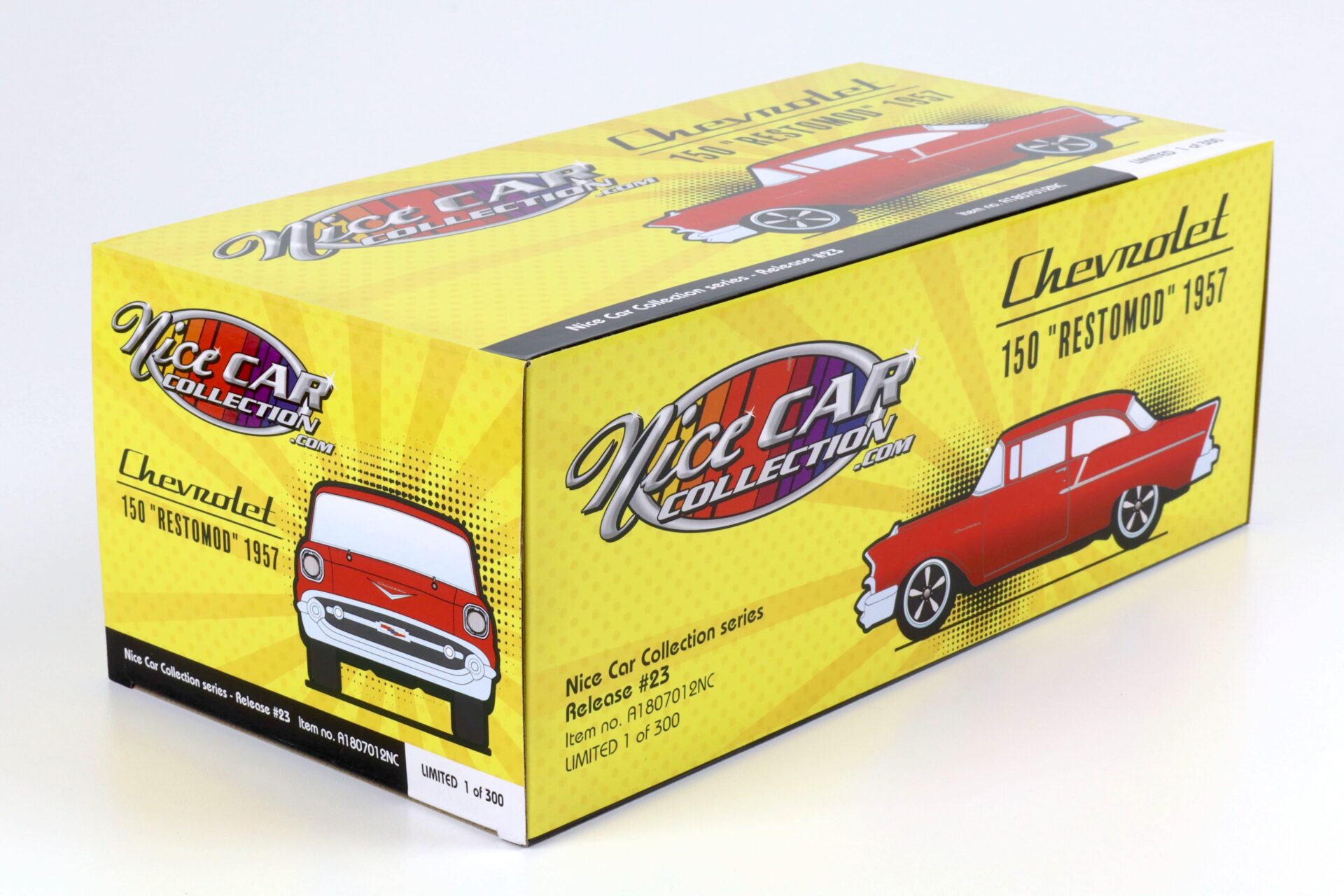 1:18 ACME 1957 Chevrolet 150 Restomod Candy red *NICE CAR EDITION*