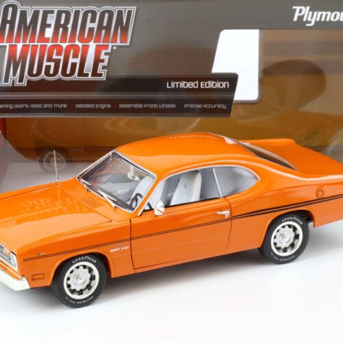 1:18 Auto World 1970 Plymouth Duster 340 Coupe orange Class of 1970
