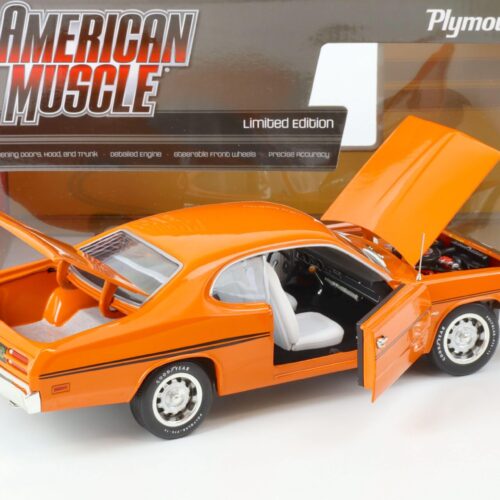 1:18 Auto World 1970 Plymouth Duster 340 Coupe orange Class of 1970