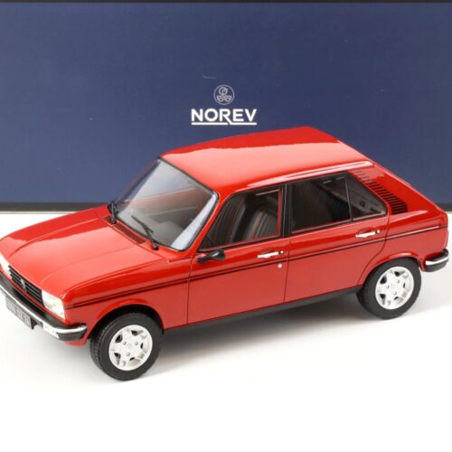 1:18 Norev Peugeot 104 S 1981 red - Limited Edition 300 pcs.