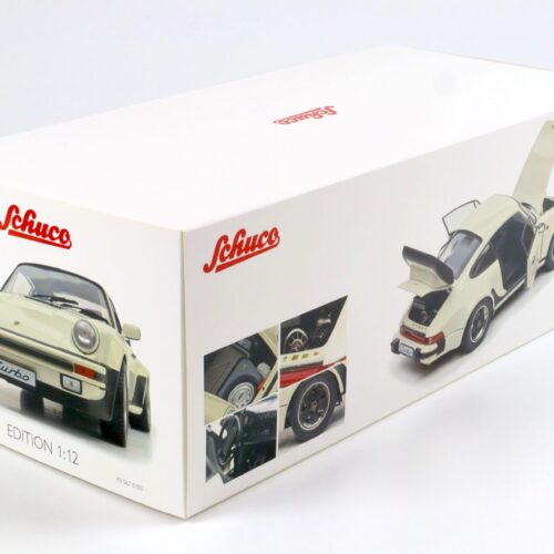 1:12 Schuco Porsche 911 930 Turbo Coupe grandprix white/ black