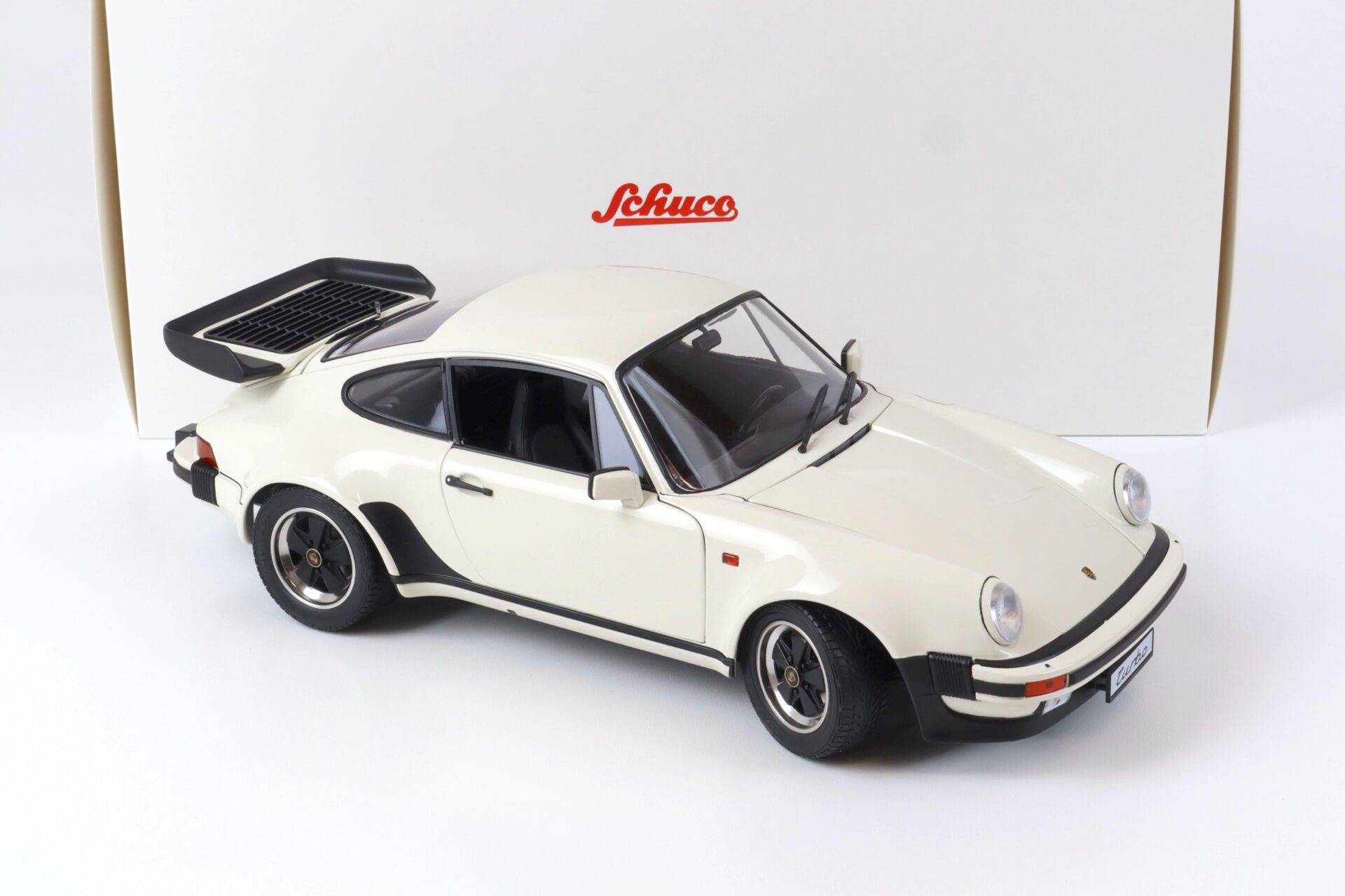 1:12 Schuco Porsche 911 930 Turbo Coupe grandprix white/ black