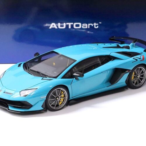 1:18 AUTOart Lamborghini Aventador SVJ 2019 Blu Glauco/ Solid blue