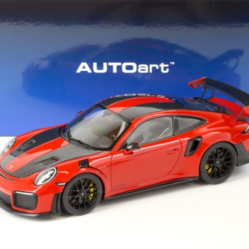 1:18 AUTOart Porsche 911 (991.2) GT2 RS 2017 Weissach Package Guards red 78173