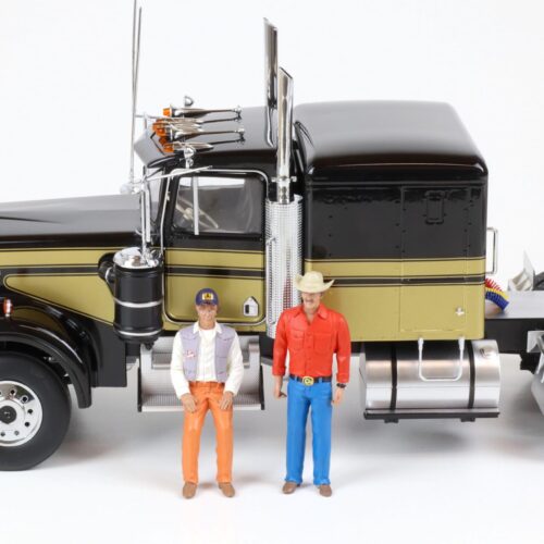 1:18 Road Kings SET Kenworth W900 + Figur Bandit & Cledus Smokey and Bandit 3 pcs.