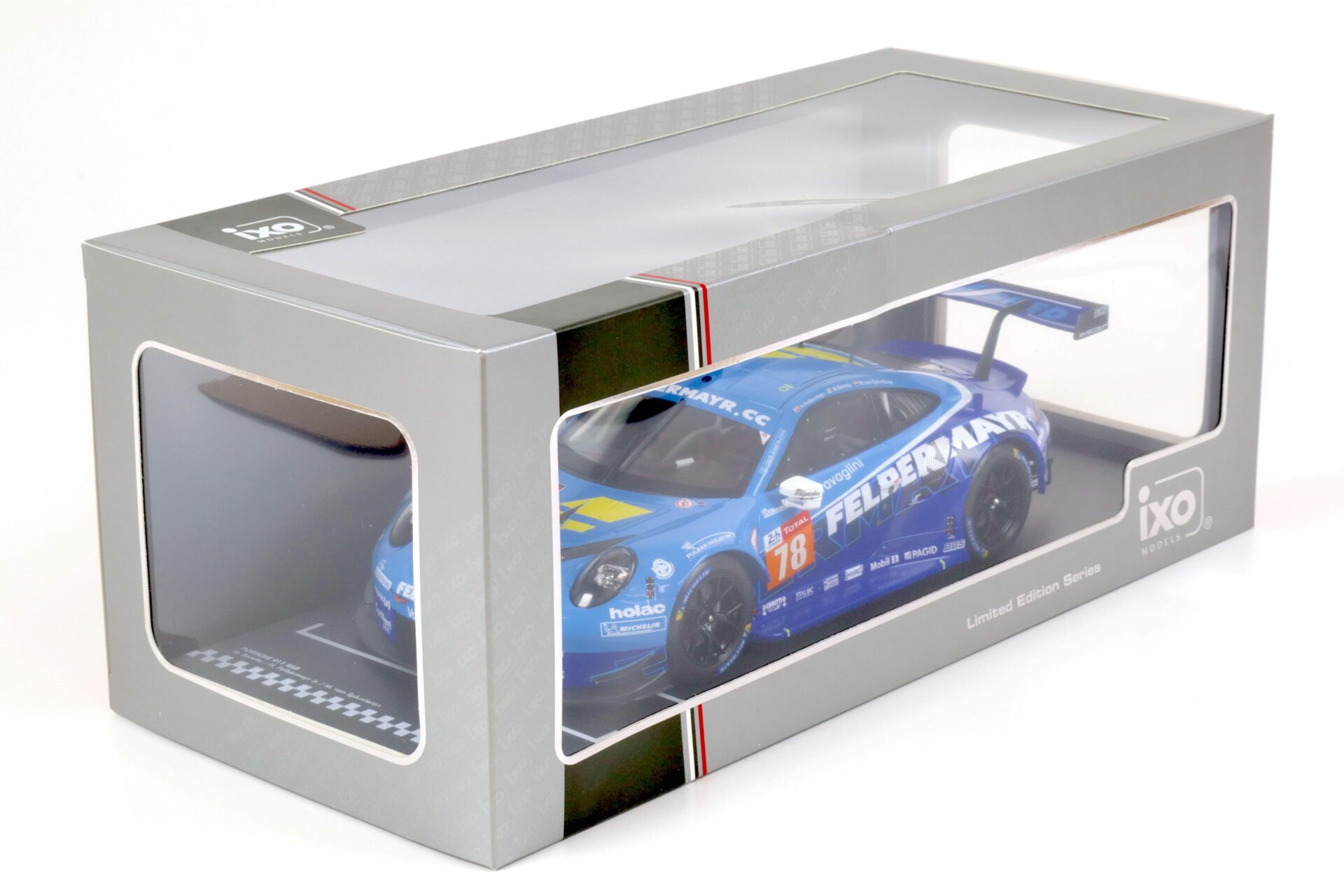 1:18 IXO Porsche 911 RSR #78 24h LeMans 2020 Beretta, Felbermayr, van Splunteren