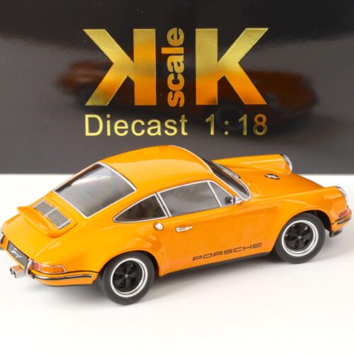 1:18 KK-Scale SINGER Porsche 911 Coupe orange/ black