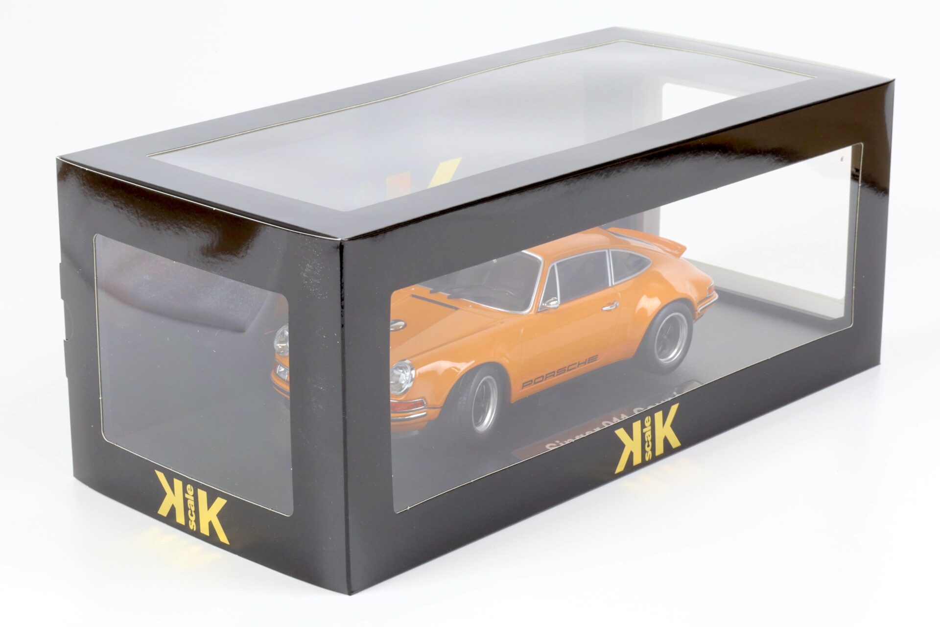 1:18 KK-Scale SINGER Porsche 911 Coupe orange/ black