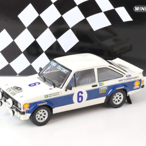 1:18 Minichamps Ford Escort RS 1800 Waldegard #6 Winner Acropolis Rallye 1977