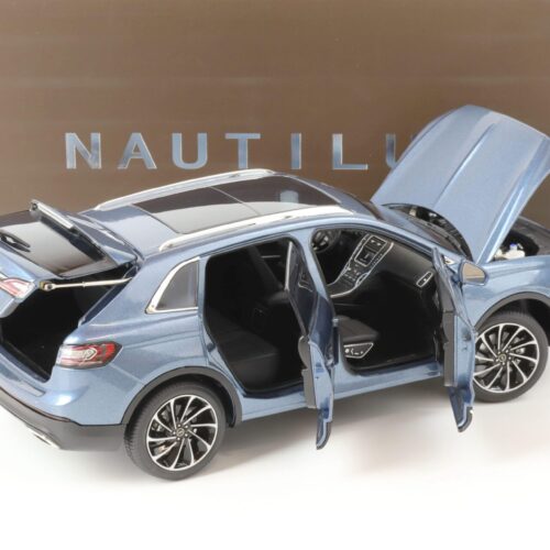 1:18 Original Lincoln Nautilus Luxury SUV 2018 blue metallic DEALER VERSION