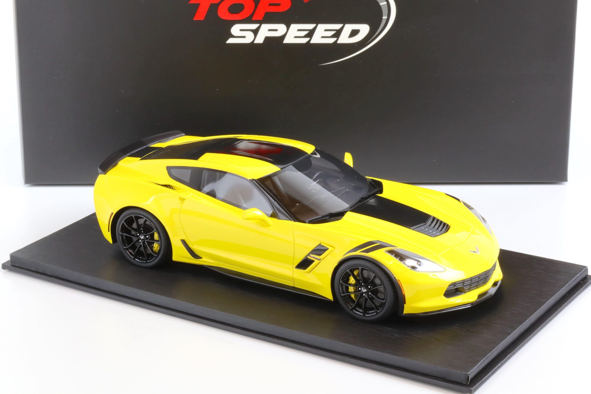 1:18 TOP SPEED Chevrolet Corvette Grand Sport Corvette Racing yellow TS0119