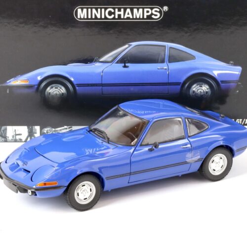 1:18 Minichamps Opel GT/J 1900 Coupe blue 1970