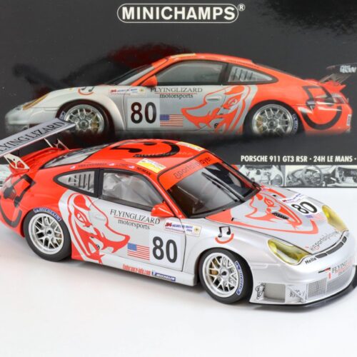 1:18 Minichamps Porsche 911 (996) GT3 RSR 24h Le Mans 2006 Flying Lizard #80