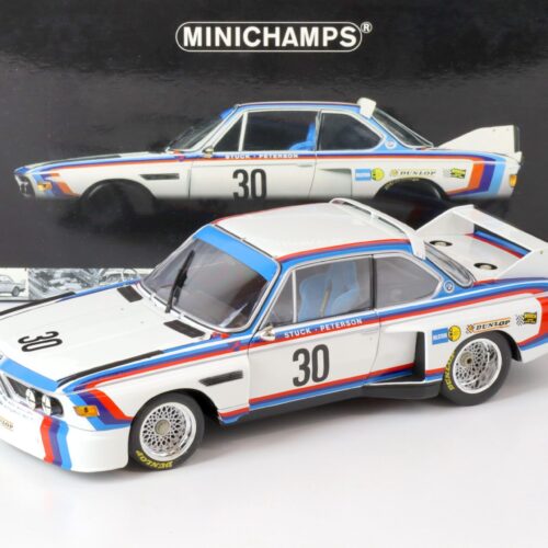 1:18 Minichamps BMW 3.5 CSL H.J.Stuck #30 Norisring DRM 1975