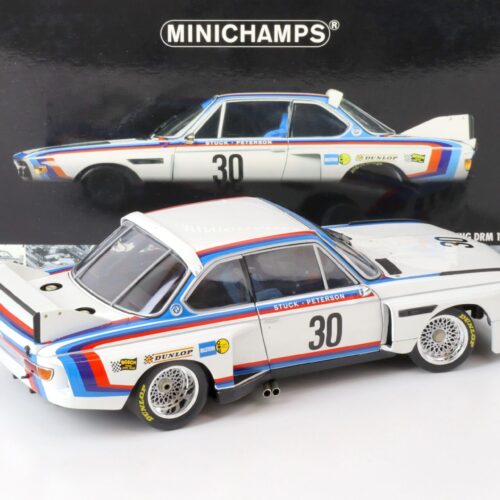 1:18 Minichamps BMW 3.5 CSL H.J.Stuck #30 Norisring DRM 1975