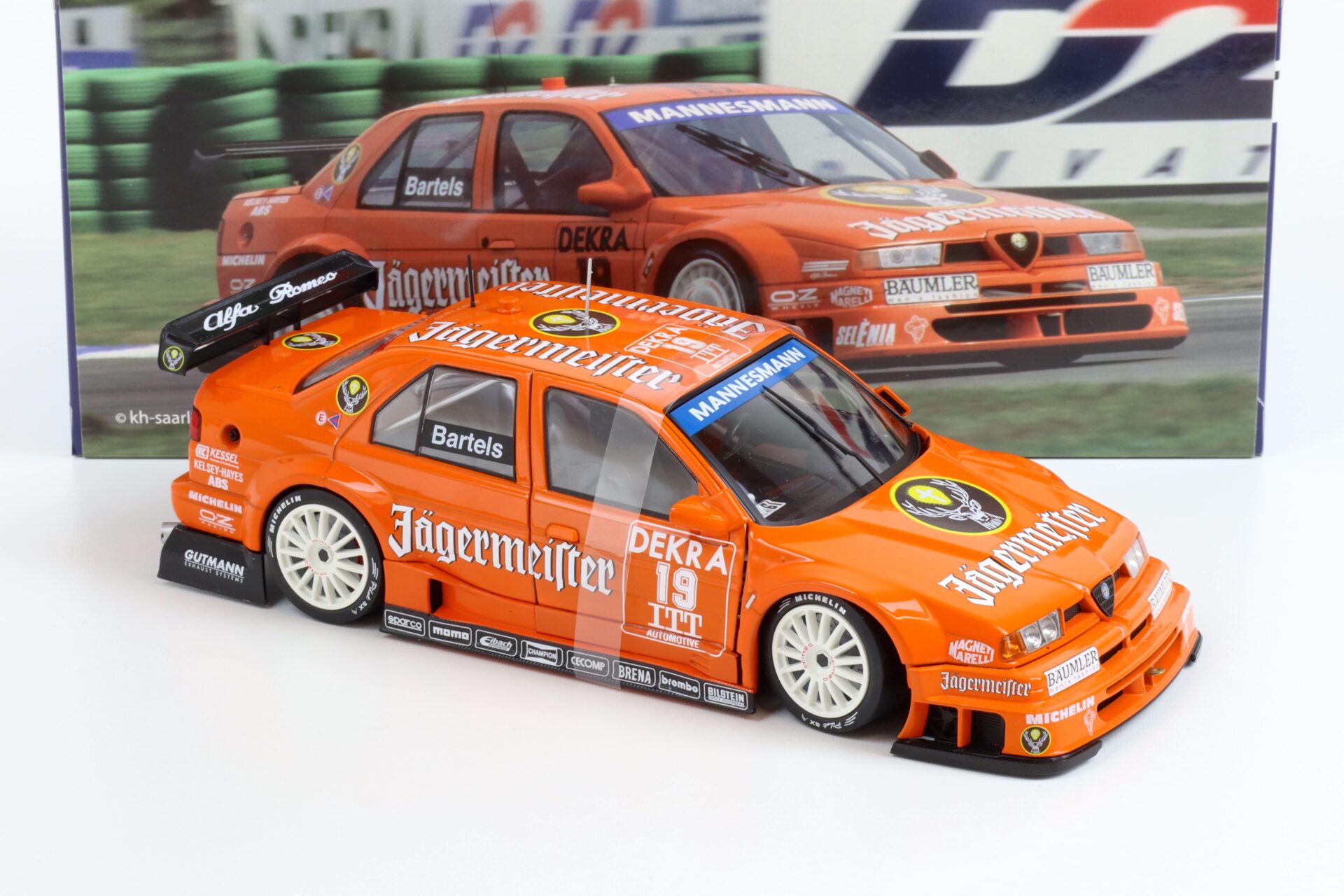 1:18 WERK83 Alfa Romeo 155 V6 Ti DTM / ITC 1995 Bartels #19 JÄGERMEISTER