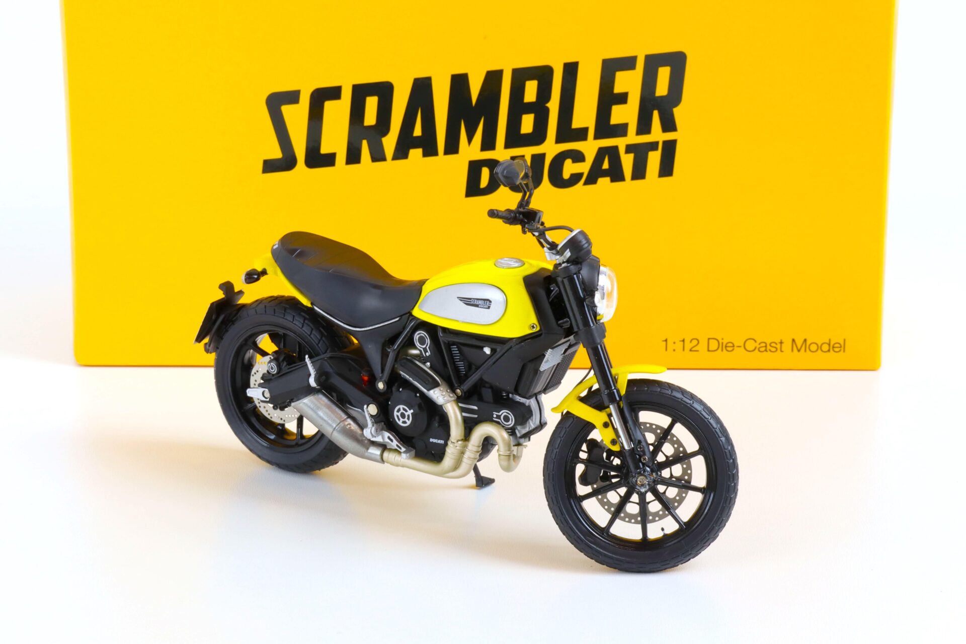 1:12 TSM Model Ducati Scrambler Icon '62 yellow TSMMC0003 DIECAST