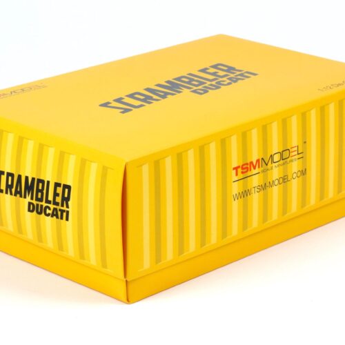 1:12 TSM Model Ducati Scrambler Icon '62 yellow TSMMC0003 DIECAST