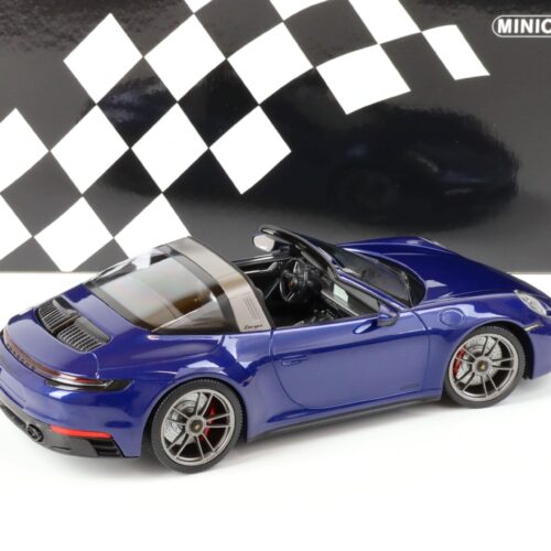 1:18 Minichamps Porsche 911 (992) Targa 4 GTS 2021 blue metallic