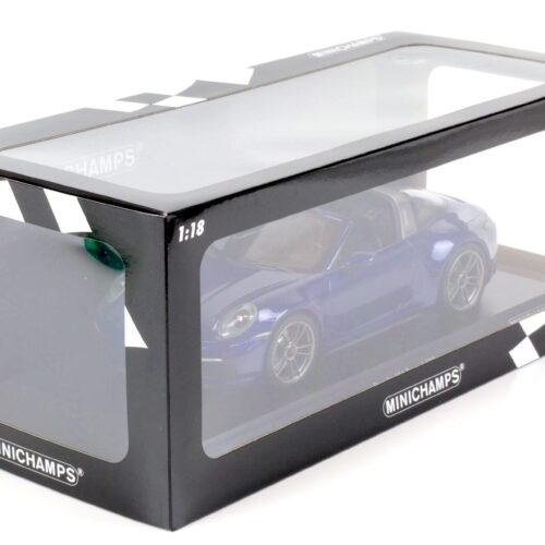 1:18 Minichamps Porsche 911 (992) Targa 4 GTS 2021 blue metallic