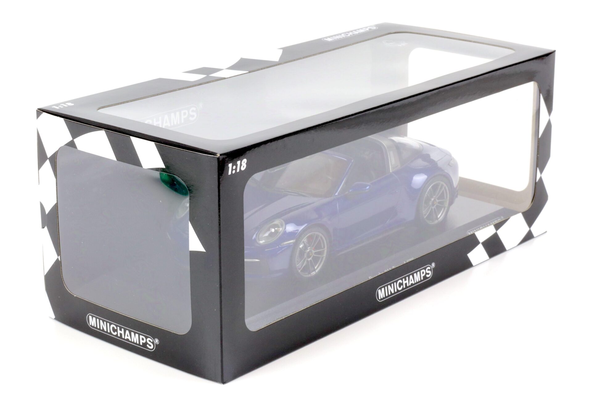 1:18 Minichamps Porsche 911 (992) Targa 4 GTS 2021 blue metallic