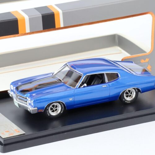 1:43 Premium X Chevrolet Chevelle SS Coupe 1970 blue metallic/ black