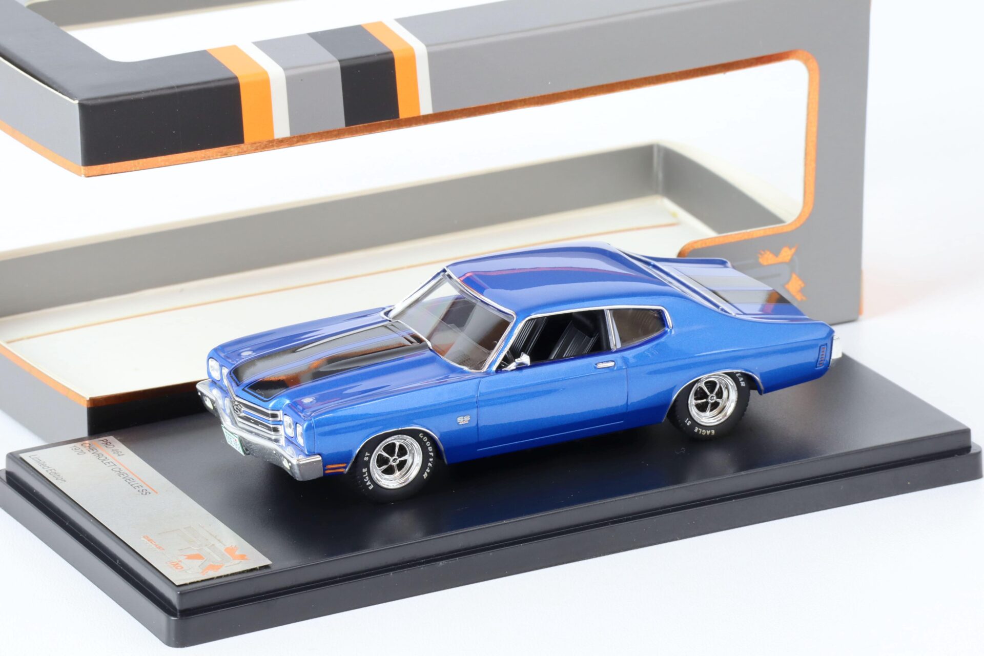 1:43 Premium X Chevrolet Chevelle SS Coupe 1970 blue metallic/ black