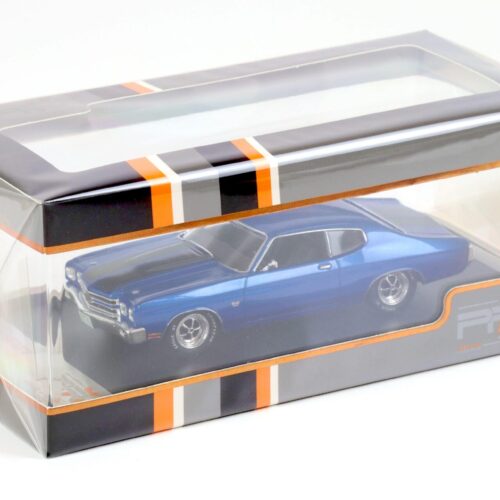 1:43 Premium X Chevrolet Chevelle SS Coupe 1970 blue metallic/ black