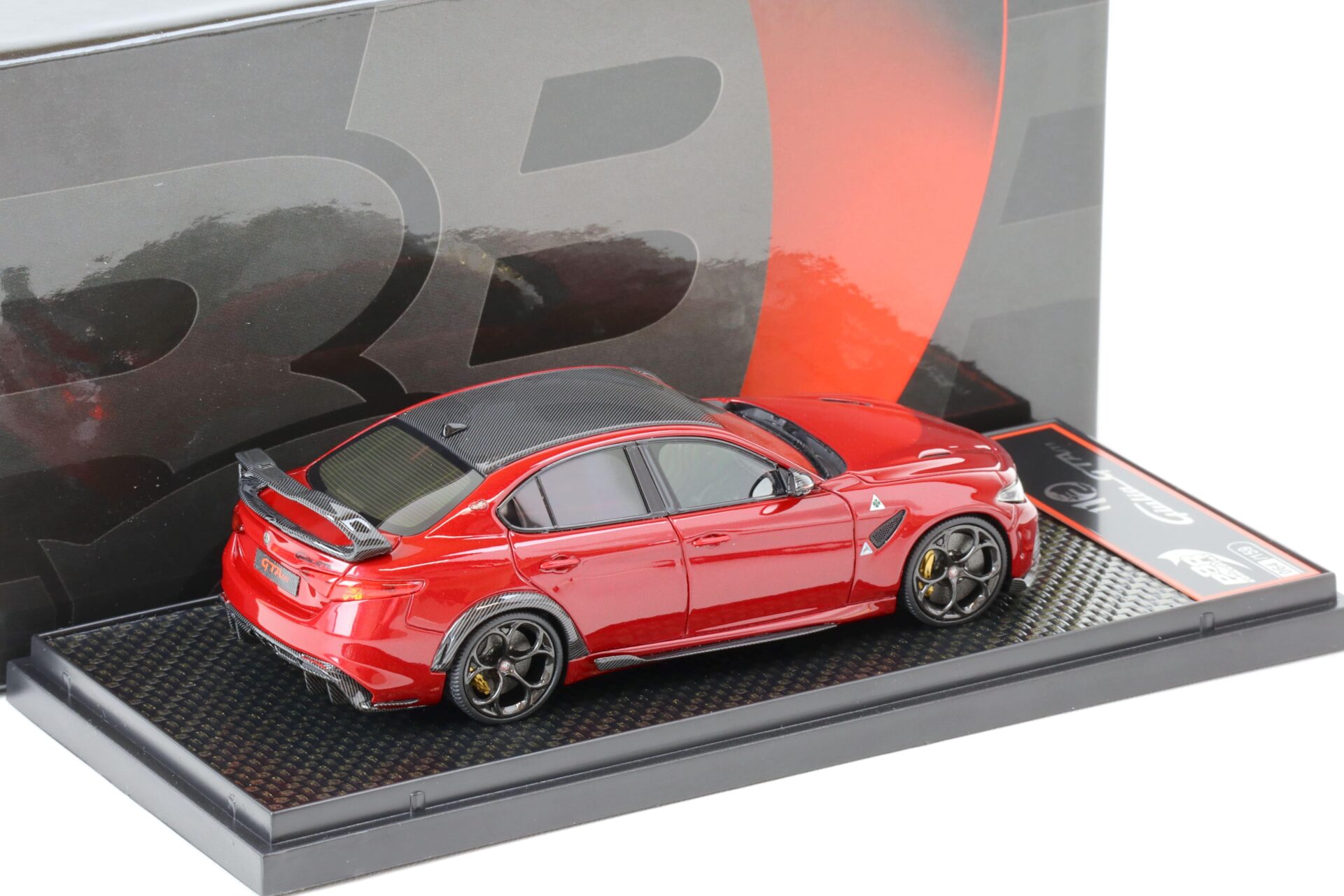 1:43 BBR Alfa Romeo Giulia GTAm Rosso Competizione red - Limited Edition 159 pcs.